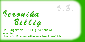 veronika billig business card